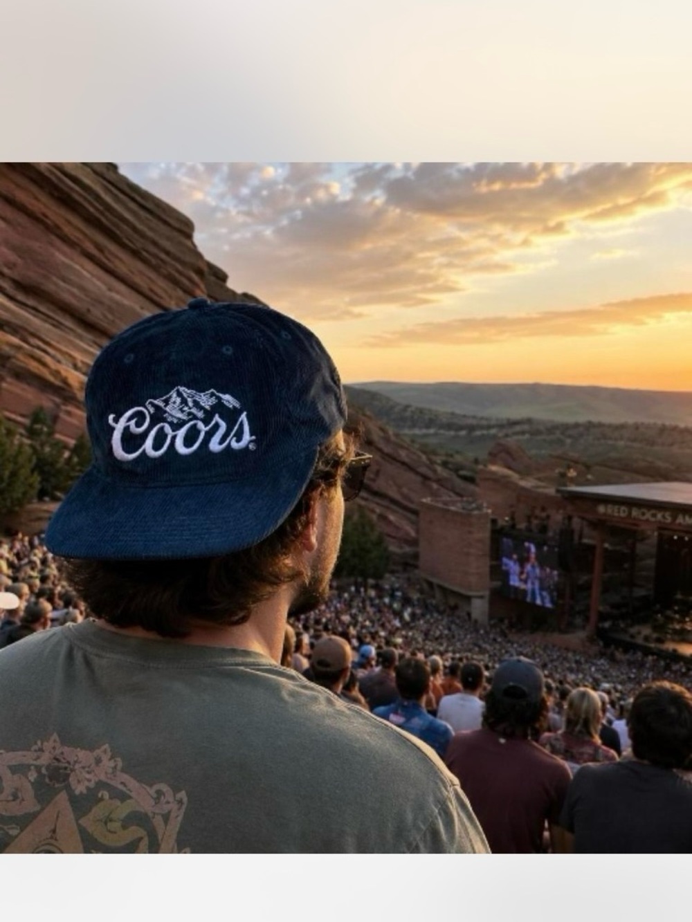 Coors Navy Corduroy Baseball Cap - Men's Hat